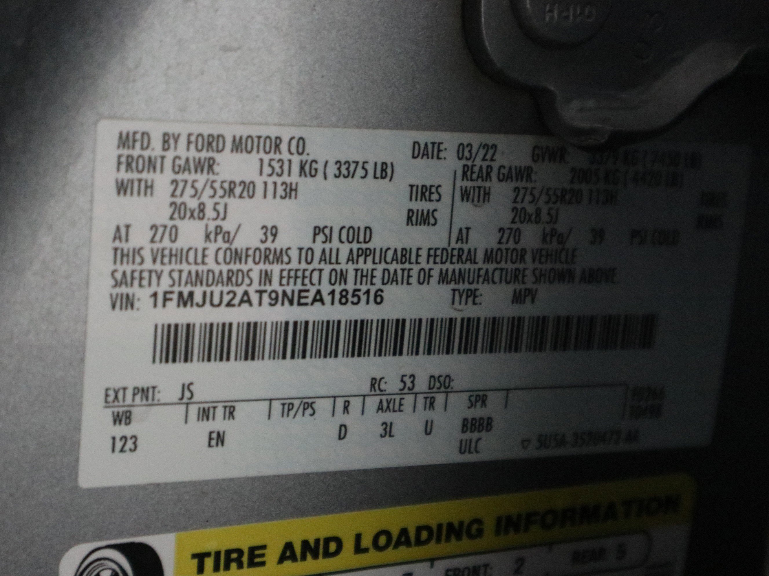 Used 2022 Ford Expedition Limited AWD/4WD image 33