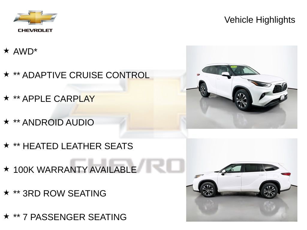 Used 2023 Toyota Highlander XLE AWD/4WD image 35