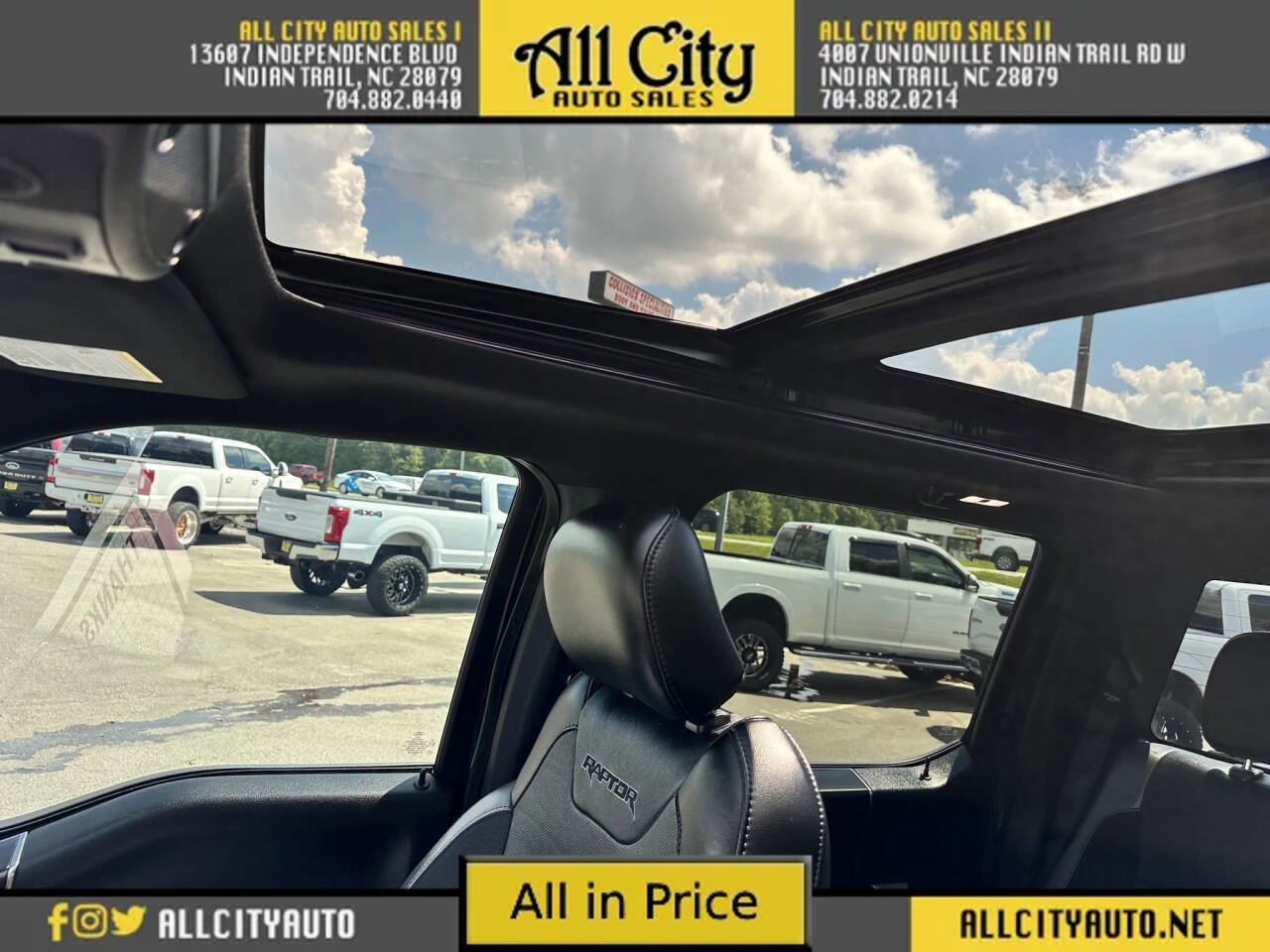 Used 2020 Ford F150 Raptor w/ Equipment Group 802A Luxury image 24