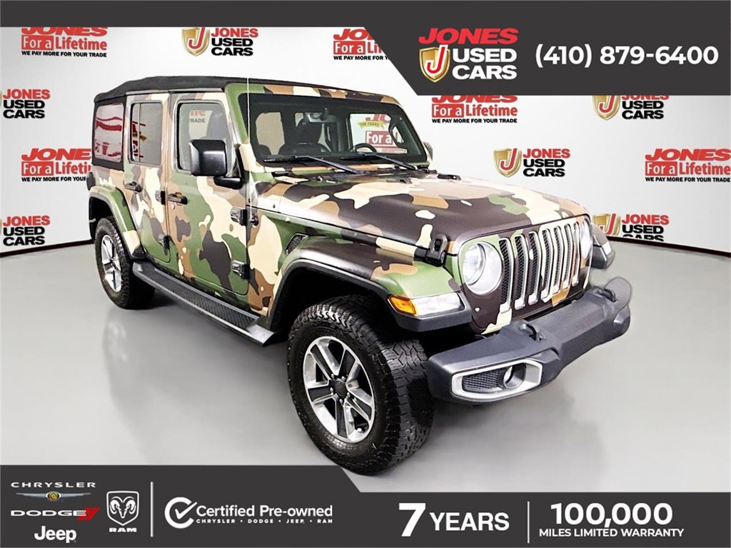 Used 2018 Jeep Wrangler Unlimited Sahara image 1