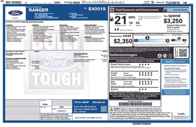 New 2026 Ford Ranger XL w/ Trailer Tow Package AWD/4WD image 17