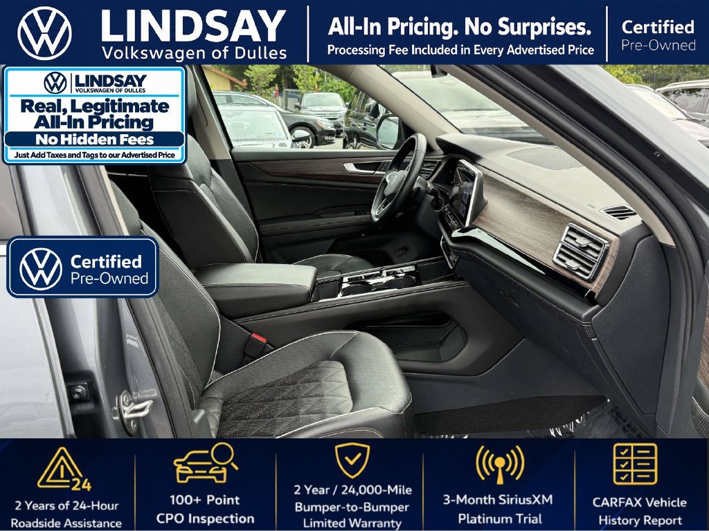 Certified 2024 Volkswagen Atlas SEL Premium R-Line AWD/4WD image 13