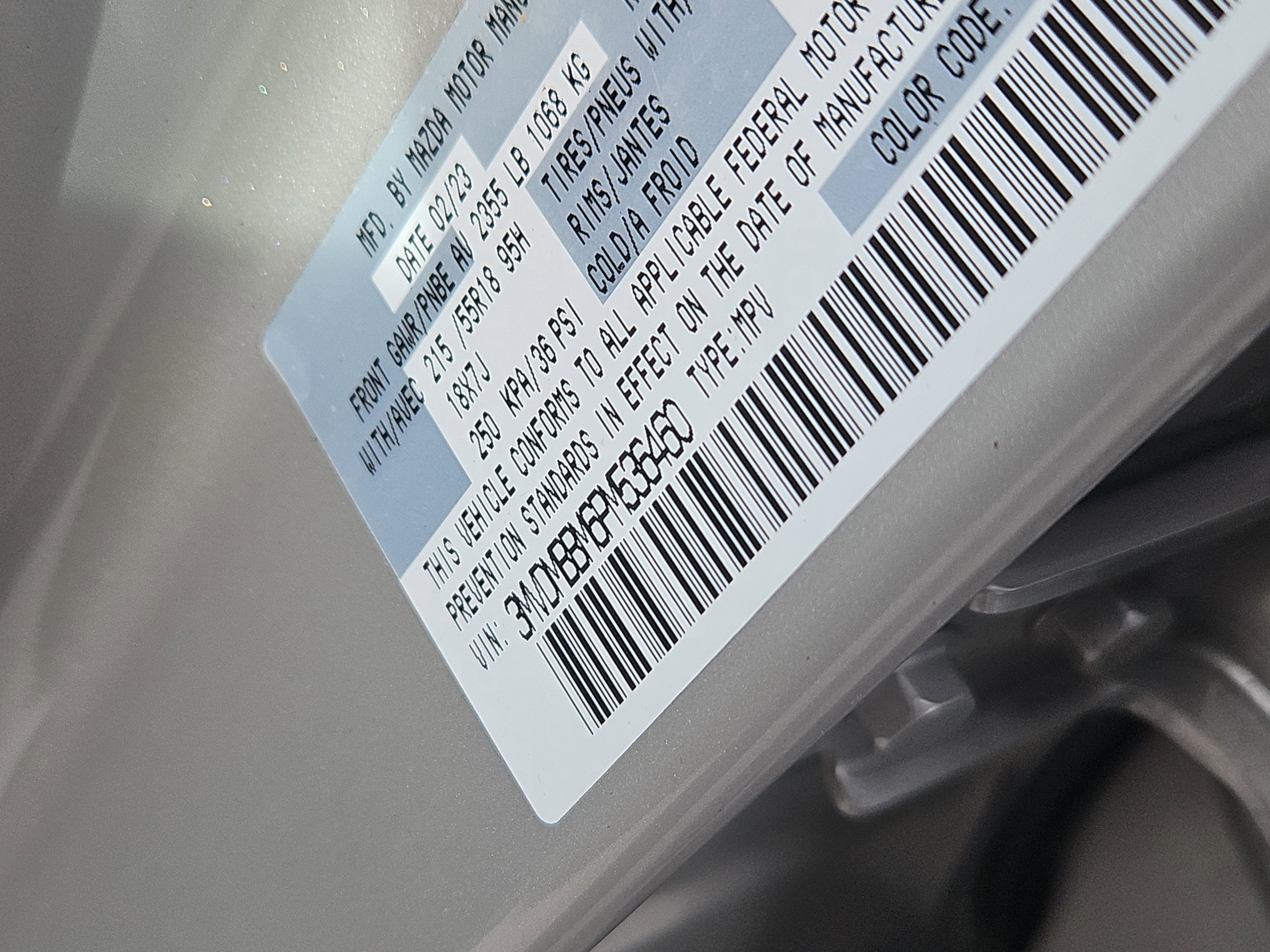 Used 2023 MAZDA CX-30 AWD 2.5 S w/ Select Package image 7