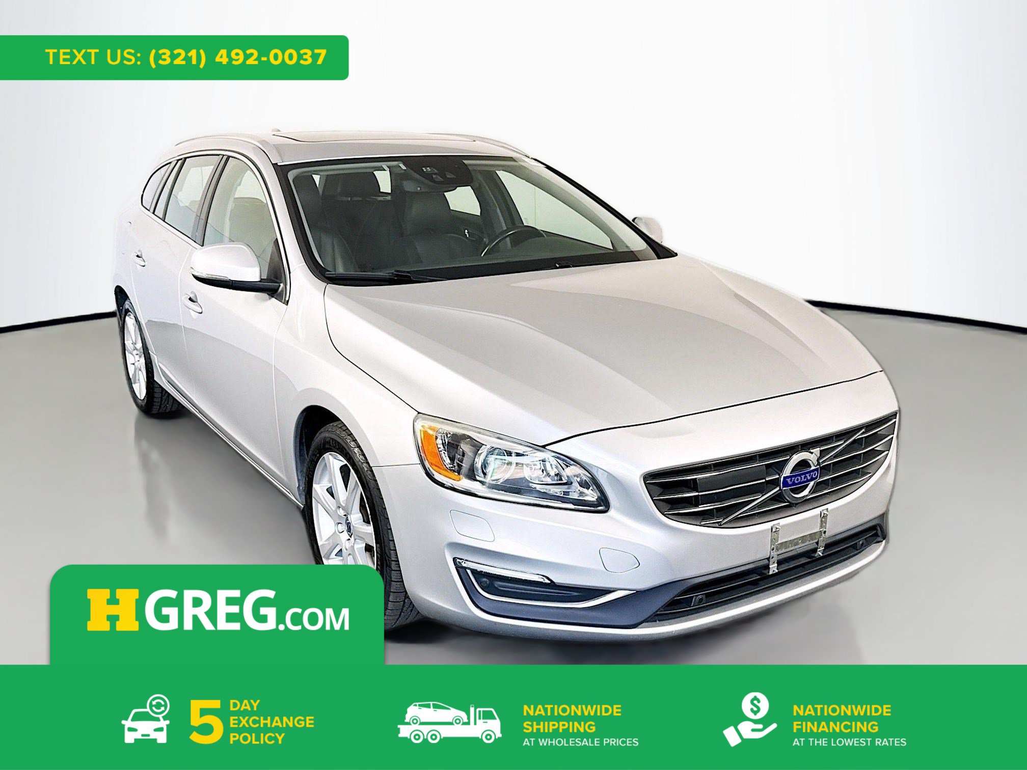 Used 2016 Volvo V60 T5 Platinum w/ Climate Package FWD image 1
