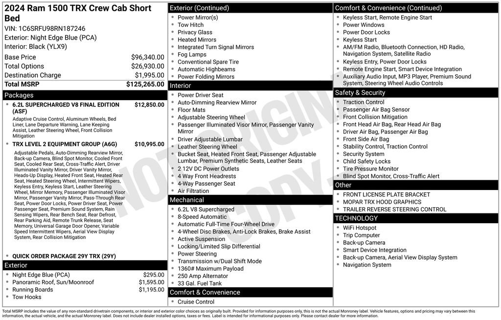 Used 2024 RAM 1500 TRX image 6