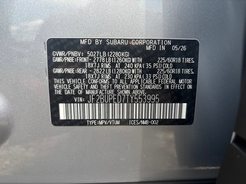 New 2026 Subaru Outback Touring AWD/4WD image 43