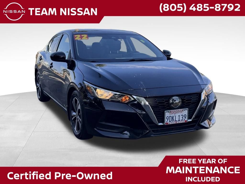 Certified 2022 Nissan Sentra SV w/ All-Weather Package
