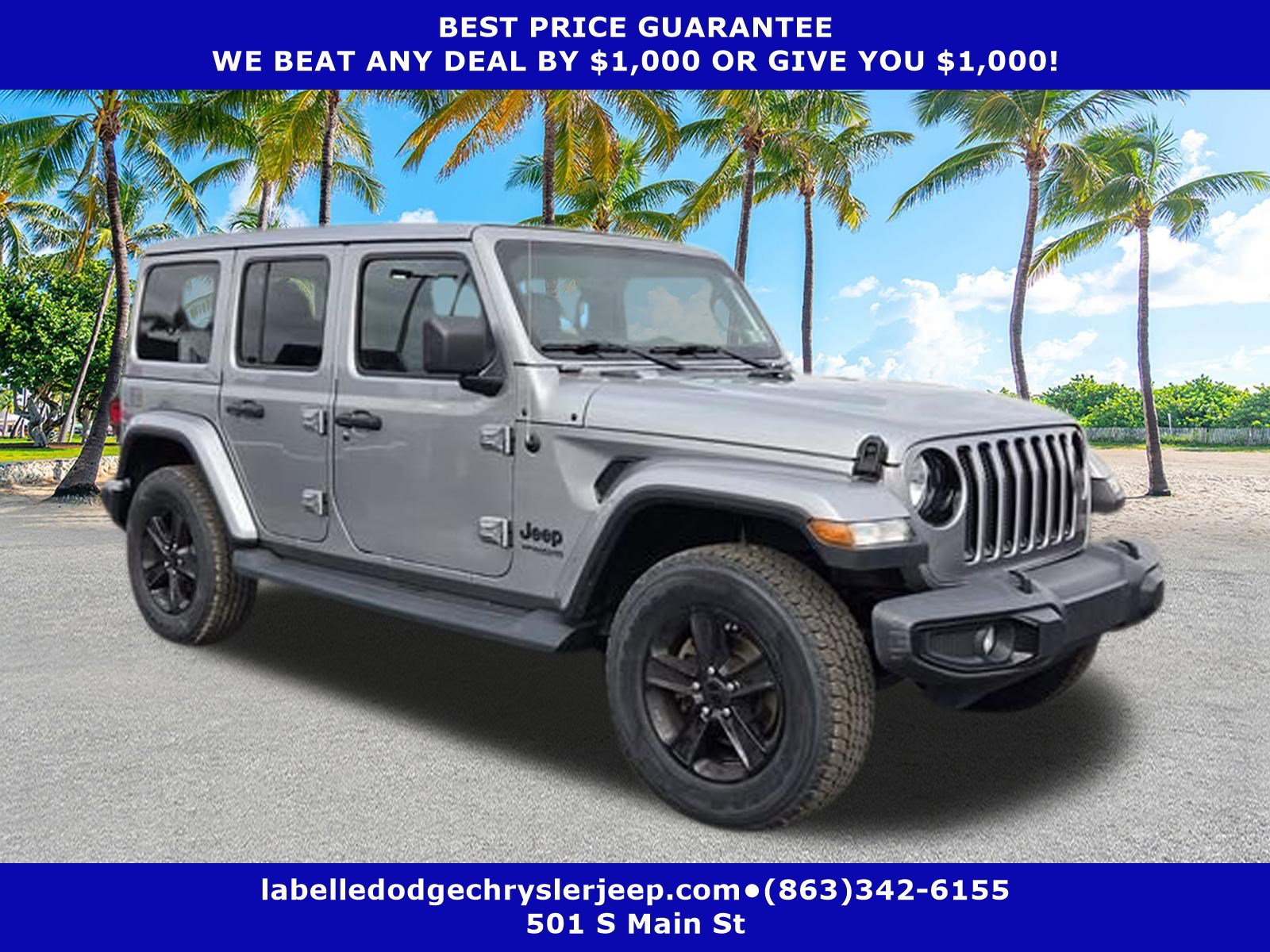 Used 2020 Jeep Wrangler Unlimited Sahara AWD/4WD image 1