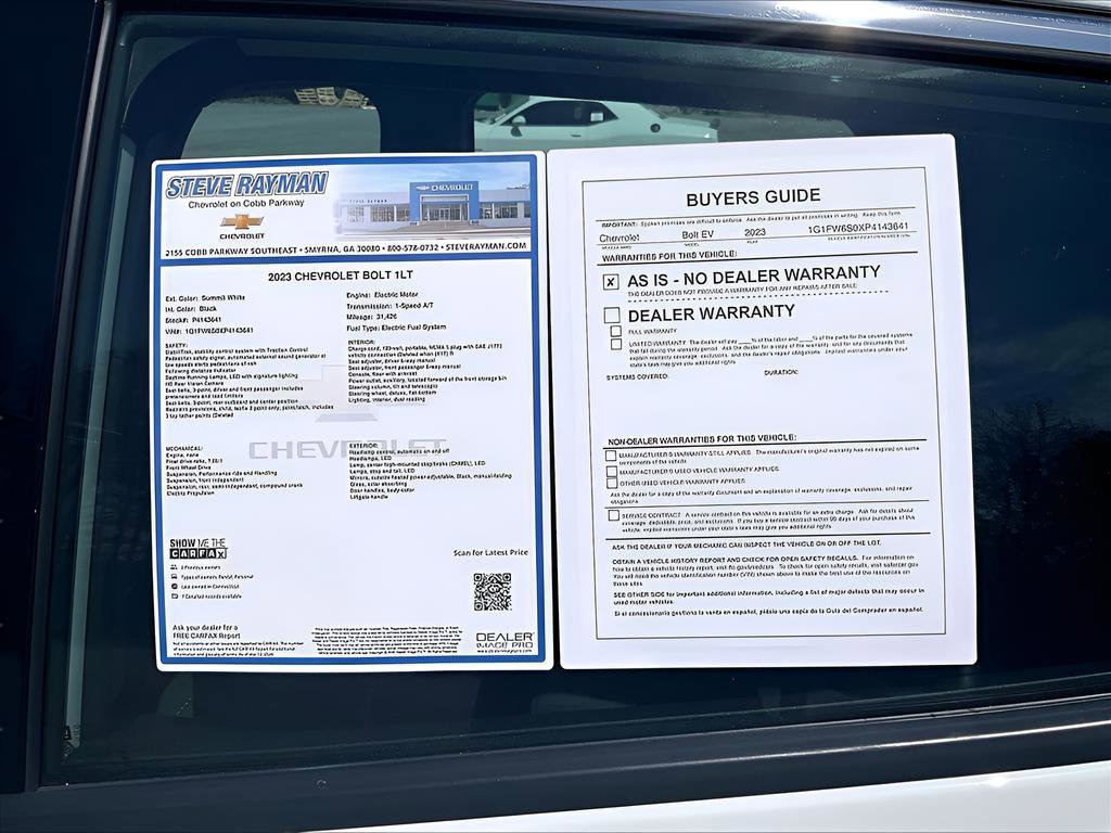 Certified 2023 Chevrolet Bolt LT w/ Driver Confidence Package FWD image 29