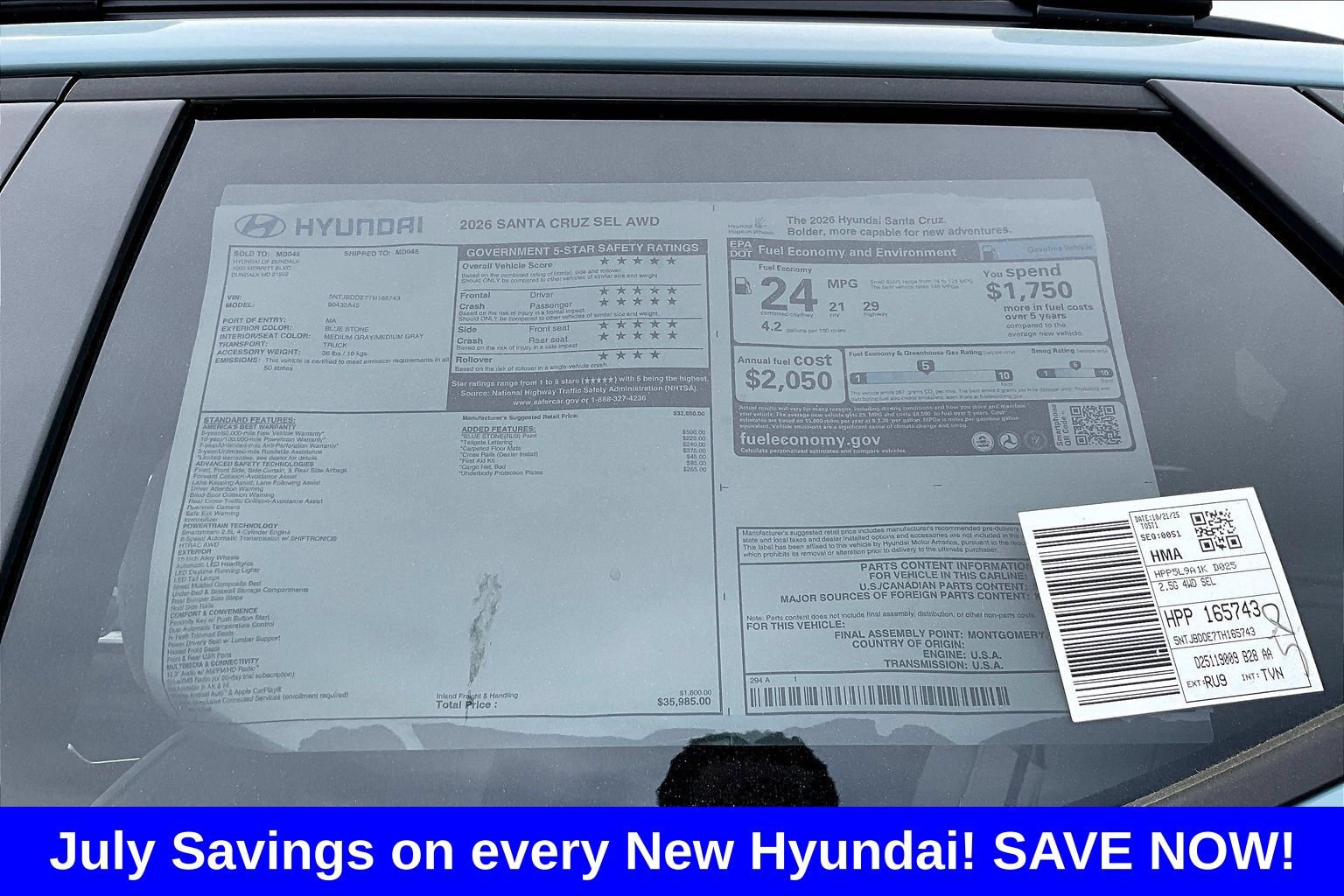 New 2026 Hyundai Santa Cruz SEL AWD/4WD image 18