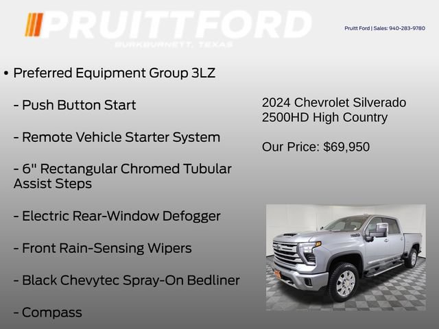 Used 2024 Chevrolet Silverado 2500 High Country w/ Technology Package AWD/4WD image 19