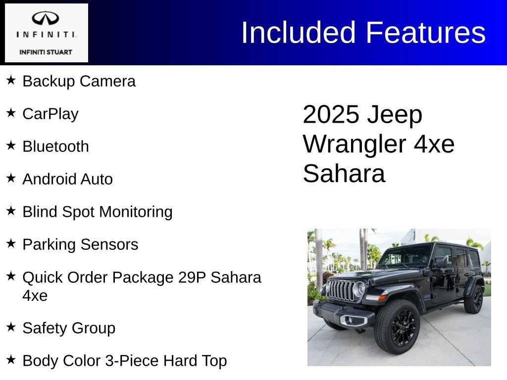 Used 2025 Jeep Wrangler Unlimited Sahara w/ Safety Group AWD/4WD image 2
