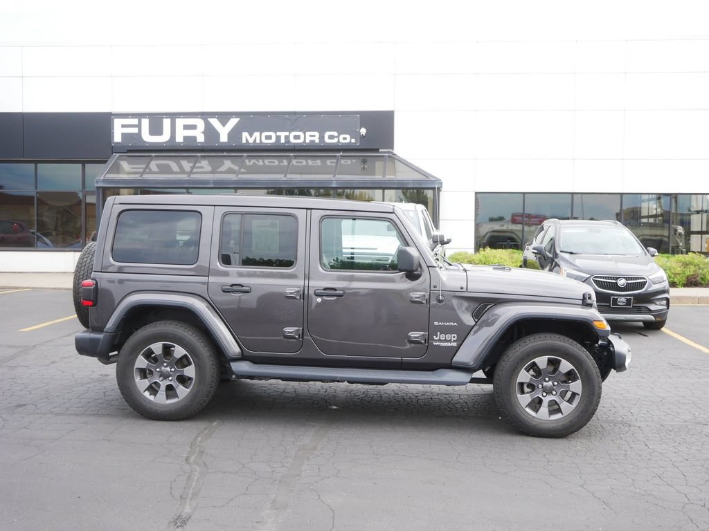 Used 2020 Jeep Wrangler Unlimited Sahara w/ Uconnect 4C Nav & Sound Group