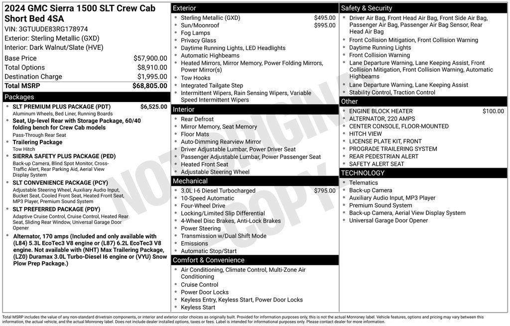 Certified 2024 GMC Sierra 1500 SLT w/ SLT Premium Plus Package image 5