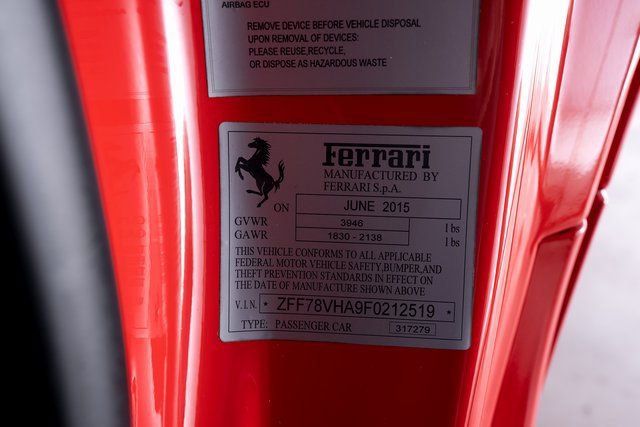 Certified 2015 Ferrari 458 Speciale A RWD image 74