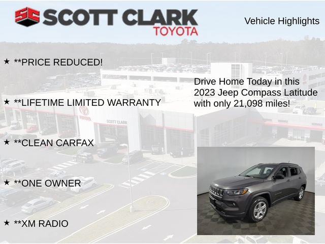 Used 2023 Jeep Compass Latitude w/ Convenience Group AWD/4WD image 12