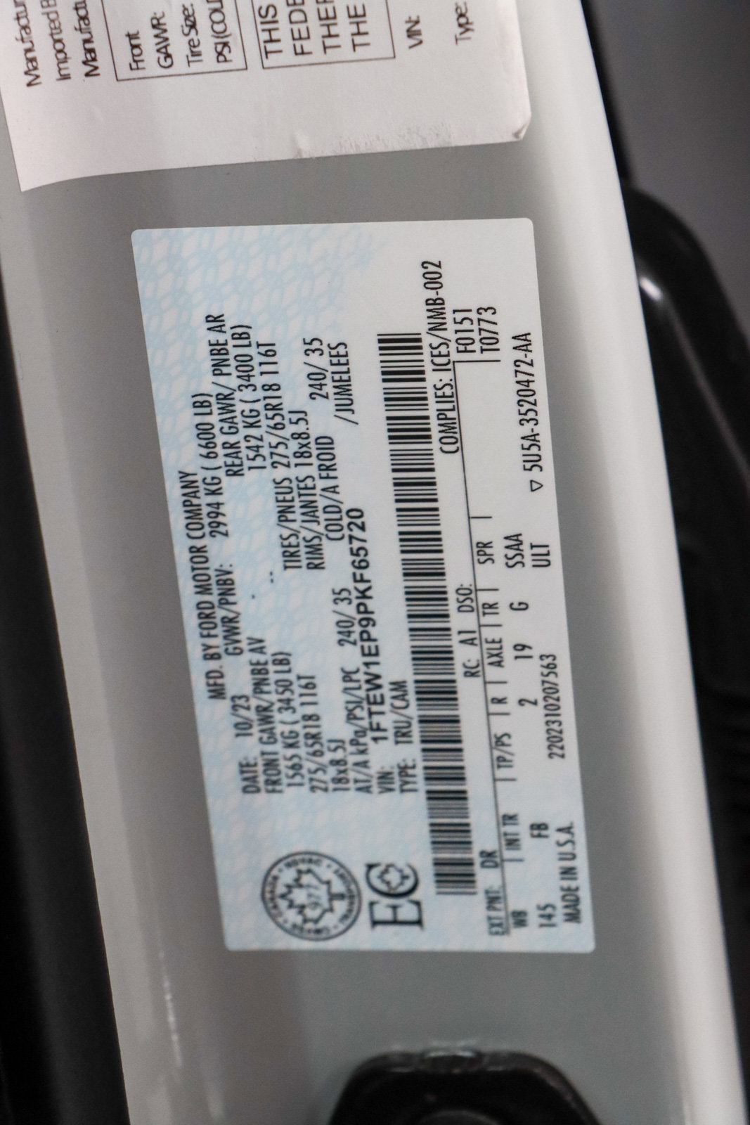 Used 2023 Ford F150 XLT w/ Equipment Group 302A High image 33