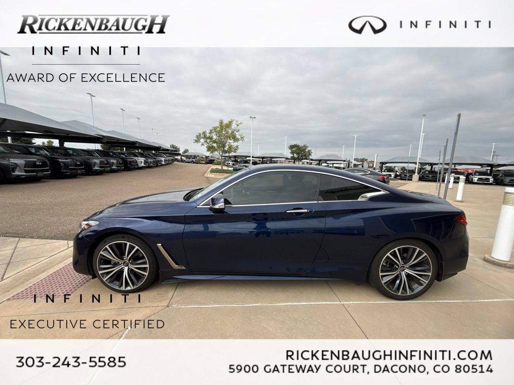 Certified 2022 INFINITI Q60 3.0t Luxe w/ Essential Package RWD image 4