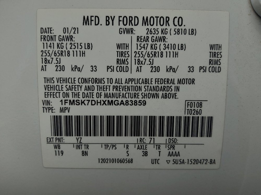 Used 2021 Ford Explorer XLT RWD image 33