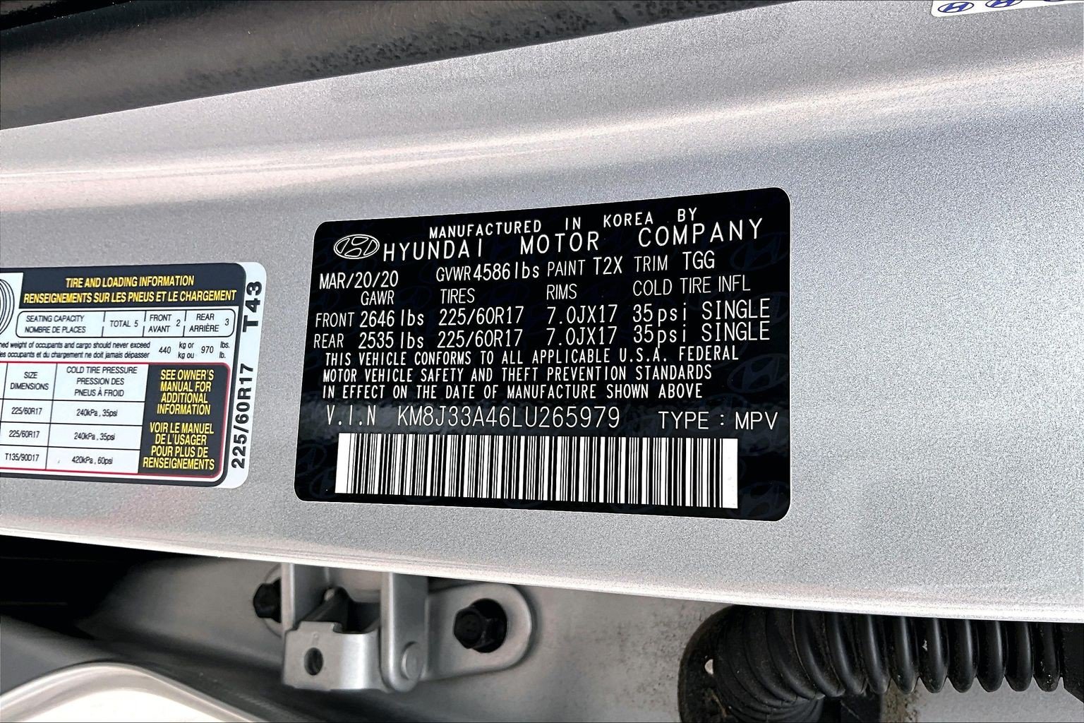 Used 2020 Hyundai Tucson Value FWD image 33