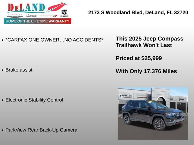 Used 2025 Jeep Compass Trailhawk image 7