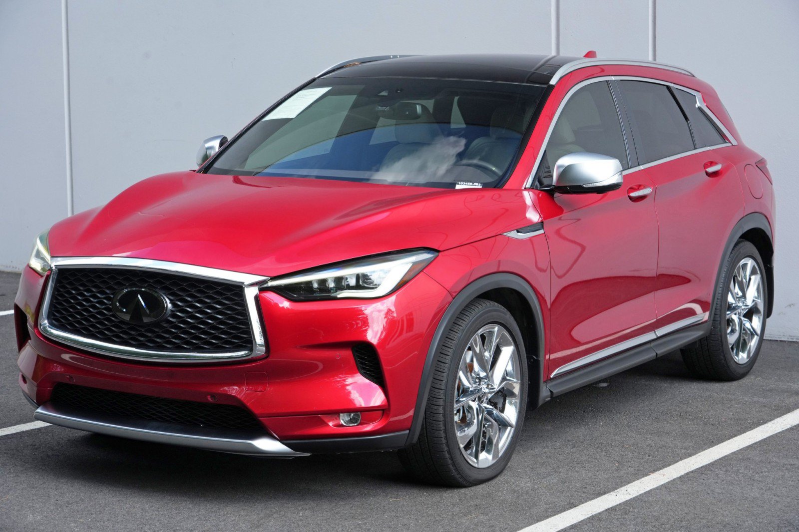 Used 2021 INFINITI QX50 Autograph w/ Premium White Leather Package FWD image 50
