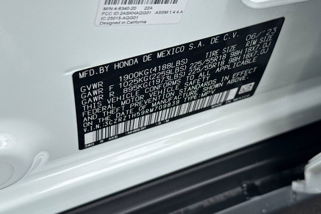 Certified 2024 Honda HR-V Sport image 30