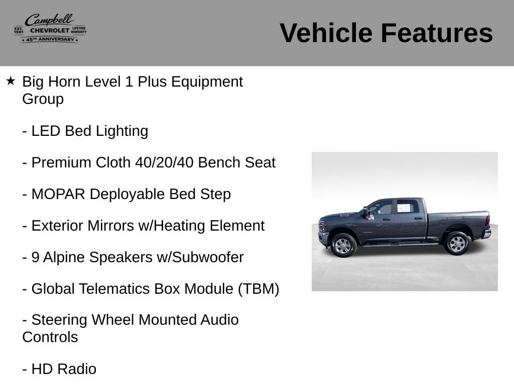 Used 2025 RAM 2500 Big Horn AWD/4WD image 21