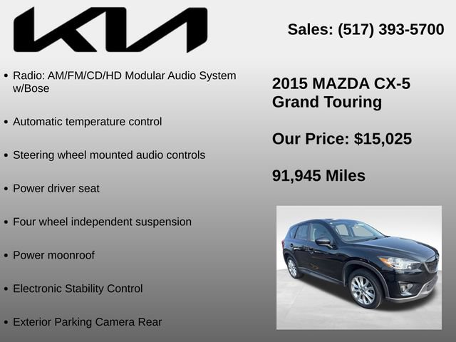 Used 2015 MAZDA CX-5 Grand Touring FWD image 5
