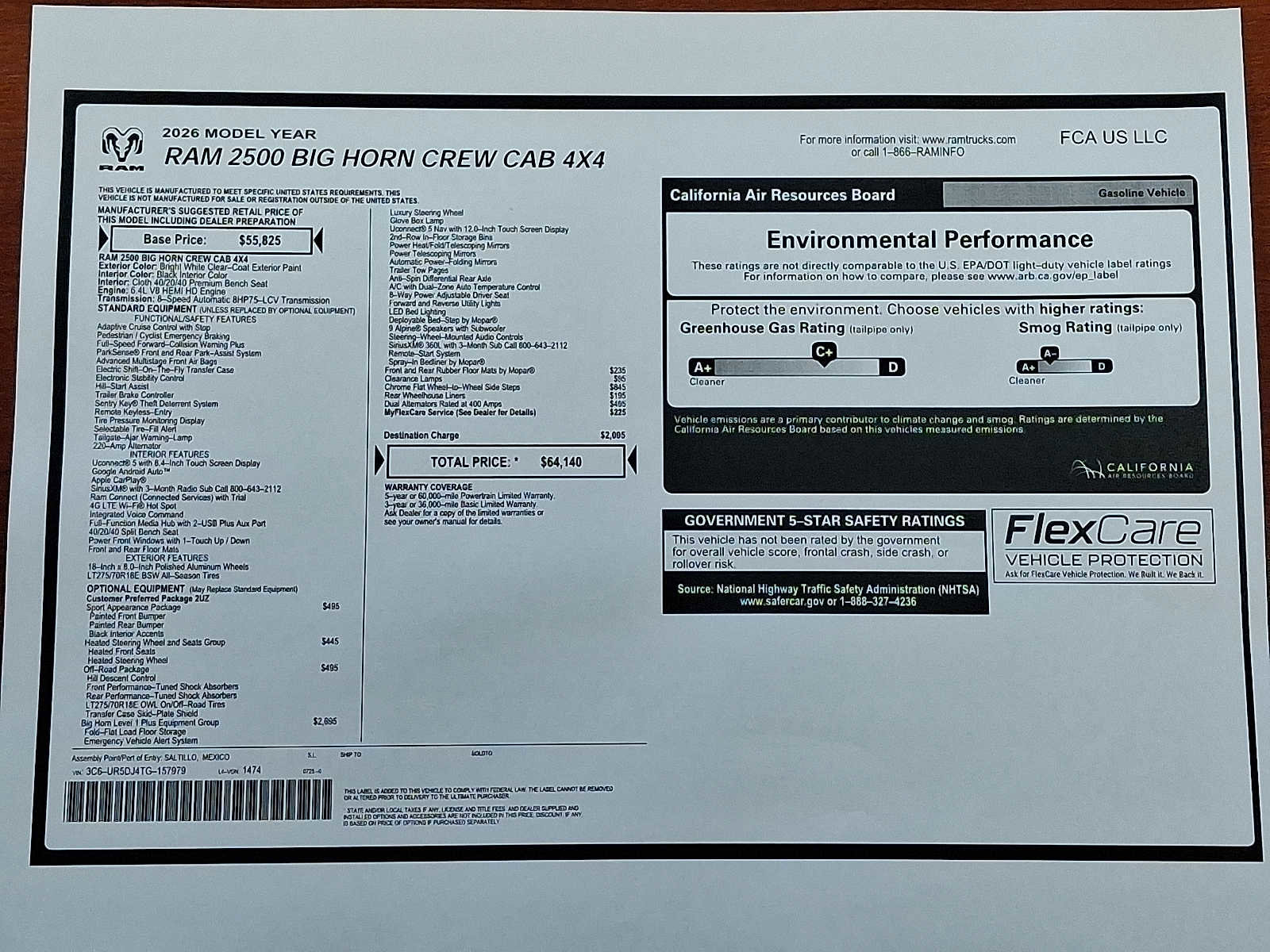 New 2026 RAM 2500 Big Horn image 18