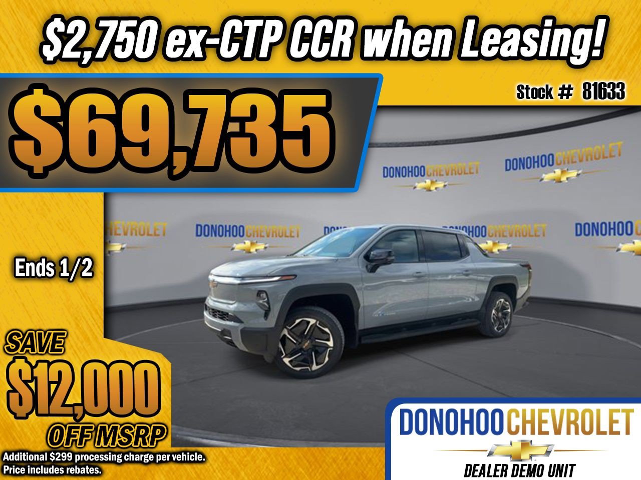 New 2026 Chevrolet Silverado EV LT w/ Premium Package image 1