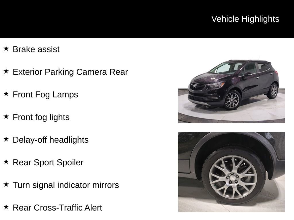 Used 2018 Buick Encore Sport Touring w/ Safety Package image 25