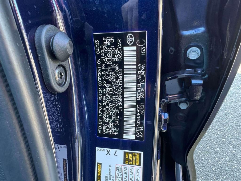 Used 2023 Toyota Corolla LE w/ Carpet Mat Package (TMS) image 10