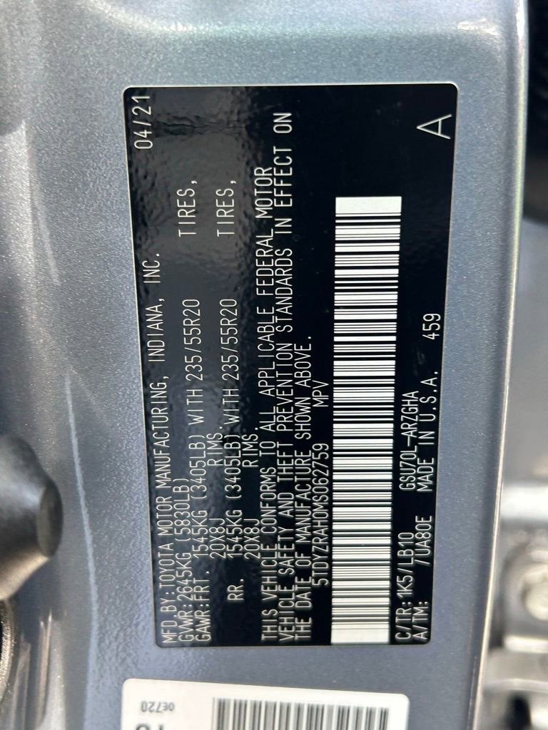 Used 2021 Toyota Highlander Limited image 65