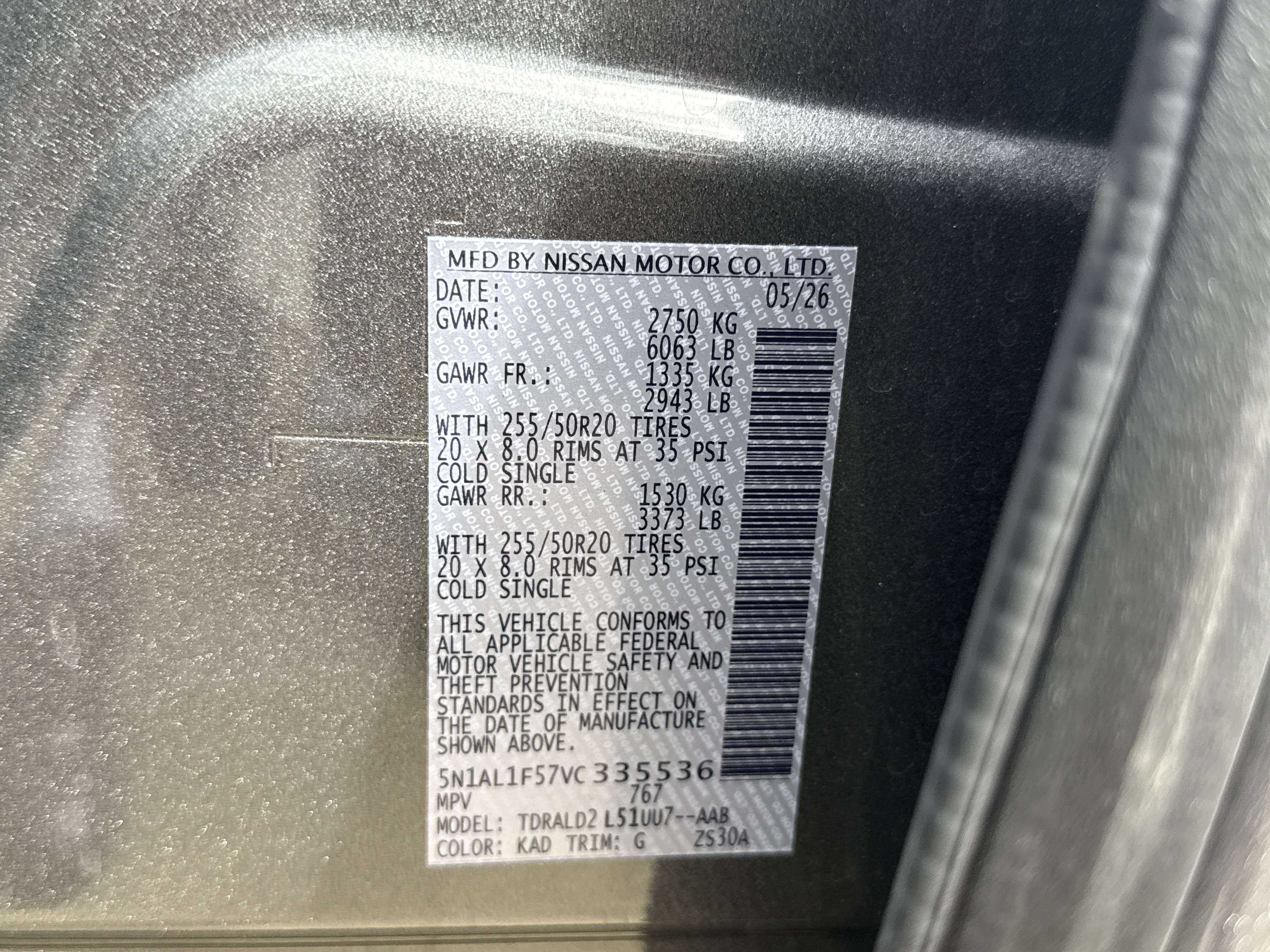 Certified 2027 INFINITI QX60 Luxe w/ Cargo Package FWD image 28