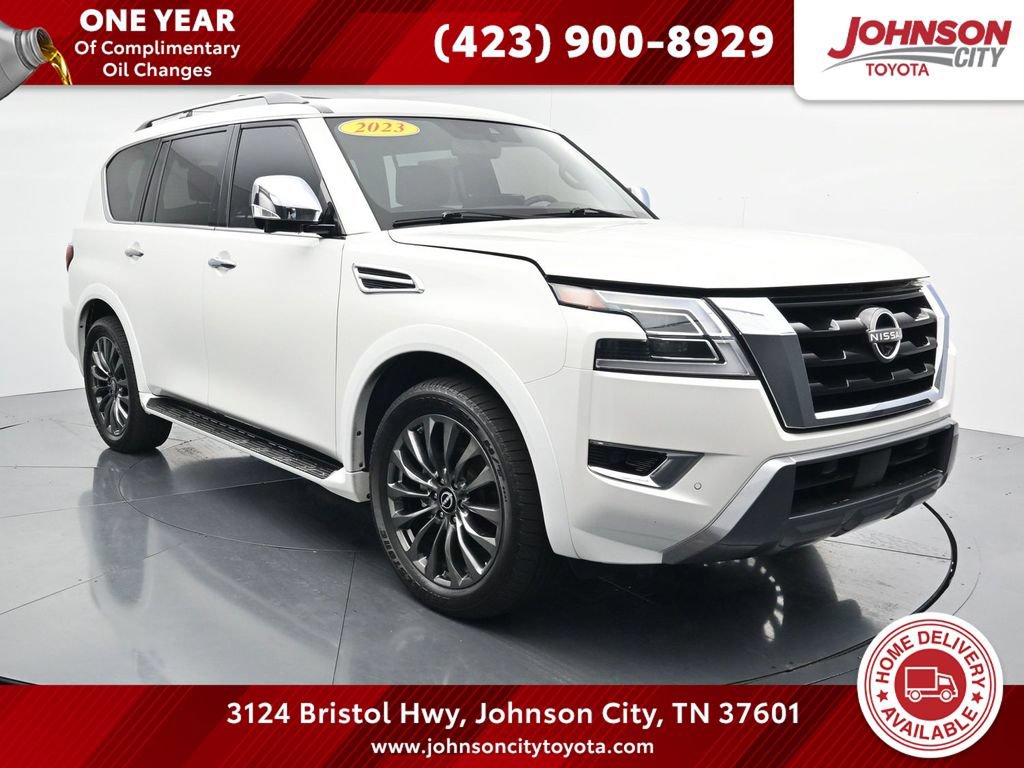 Used 2023 Nissan Armada Platinum w/ Captain's Chairs Package