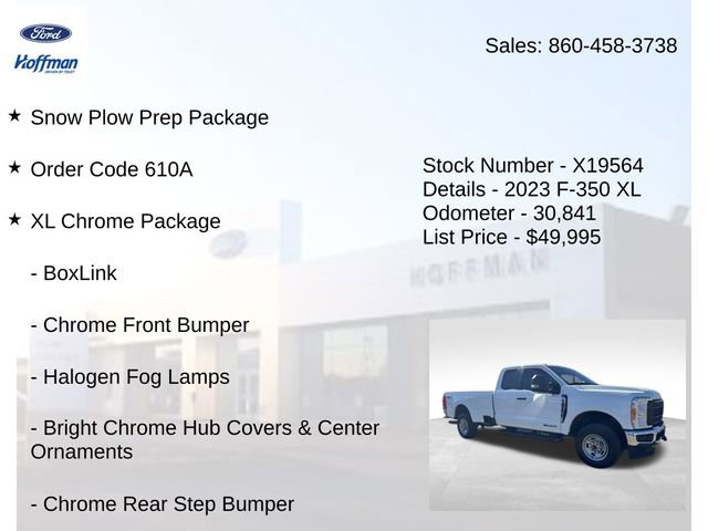 Certified 2023 Ford F350 XL w/ Snow Plow Prep Package image 5