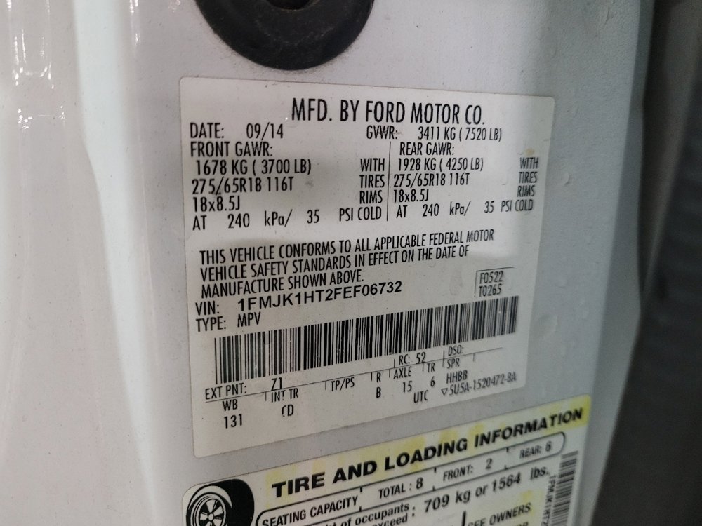 Used 2015 Ford Expedition EL XLT image 33