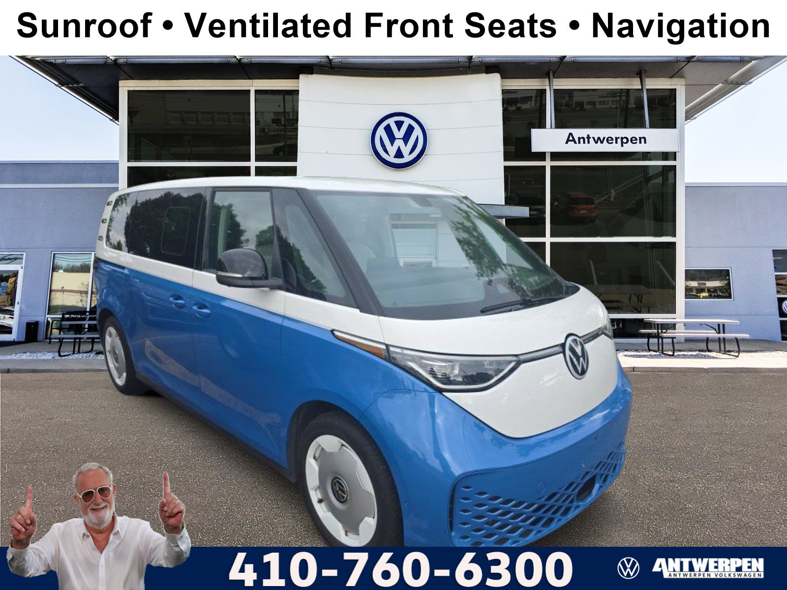 Used 2025 Volkswagen ID. Buzz 1st Edition AWD/4WD image 1