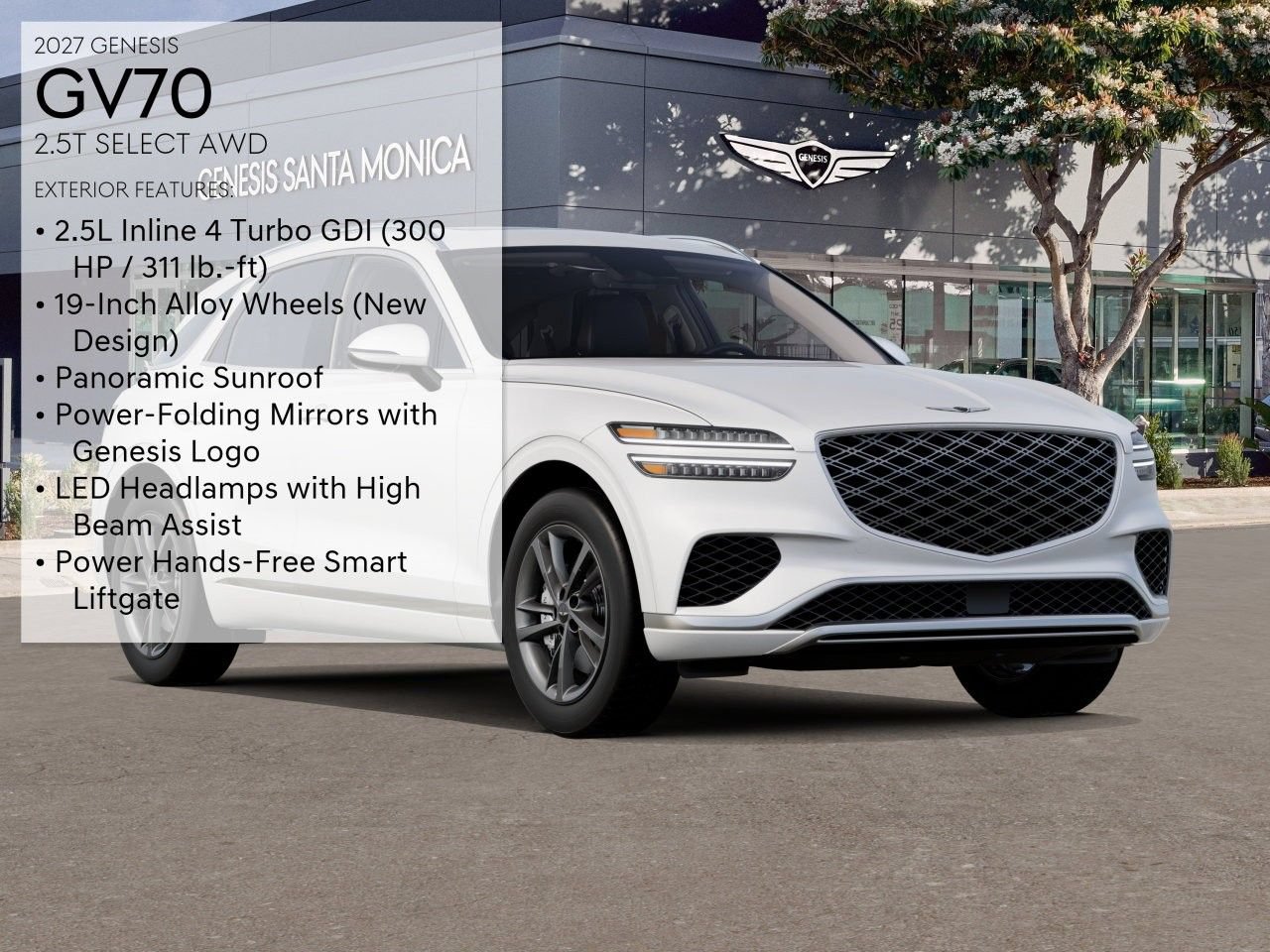 New 2027 Genesis GV70 2.5T Select AWD/4WD image 3