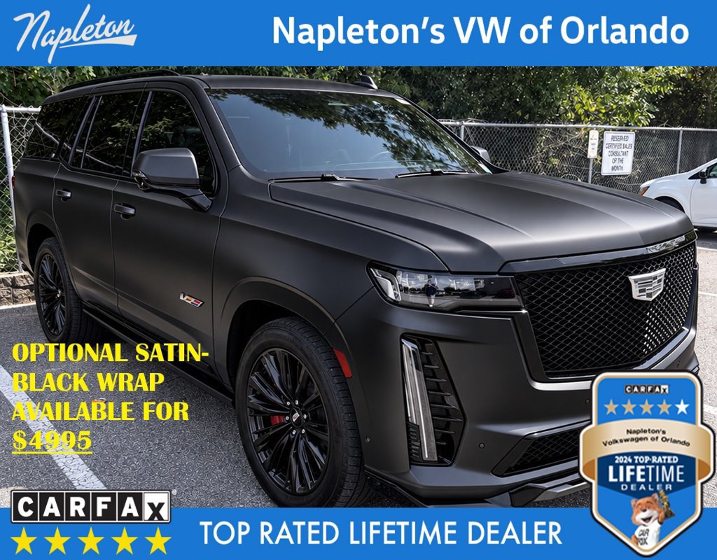 Used 2023 Cadillac Escalade V w/ LPO, ONYX Package AWD/4WD image 1