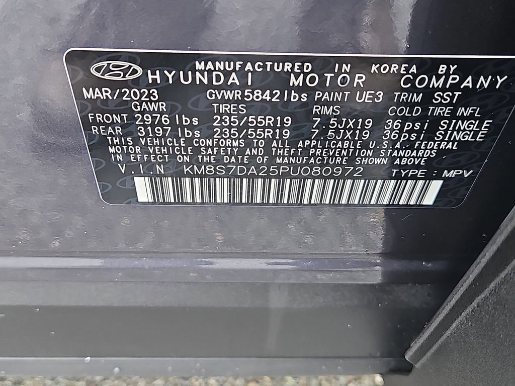 Used 2023 Hyundai Santa Fe Limited w/ Cargo Package AWD/4WD image 14
