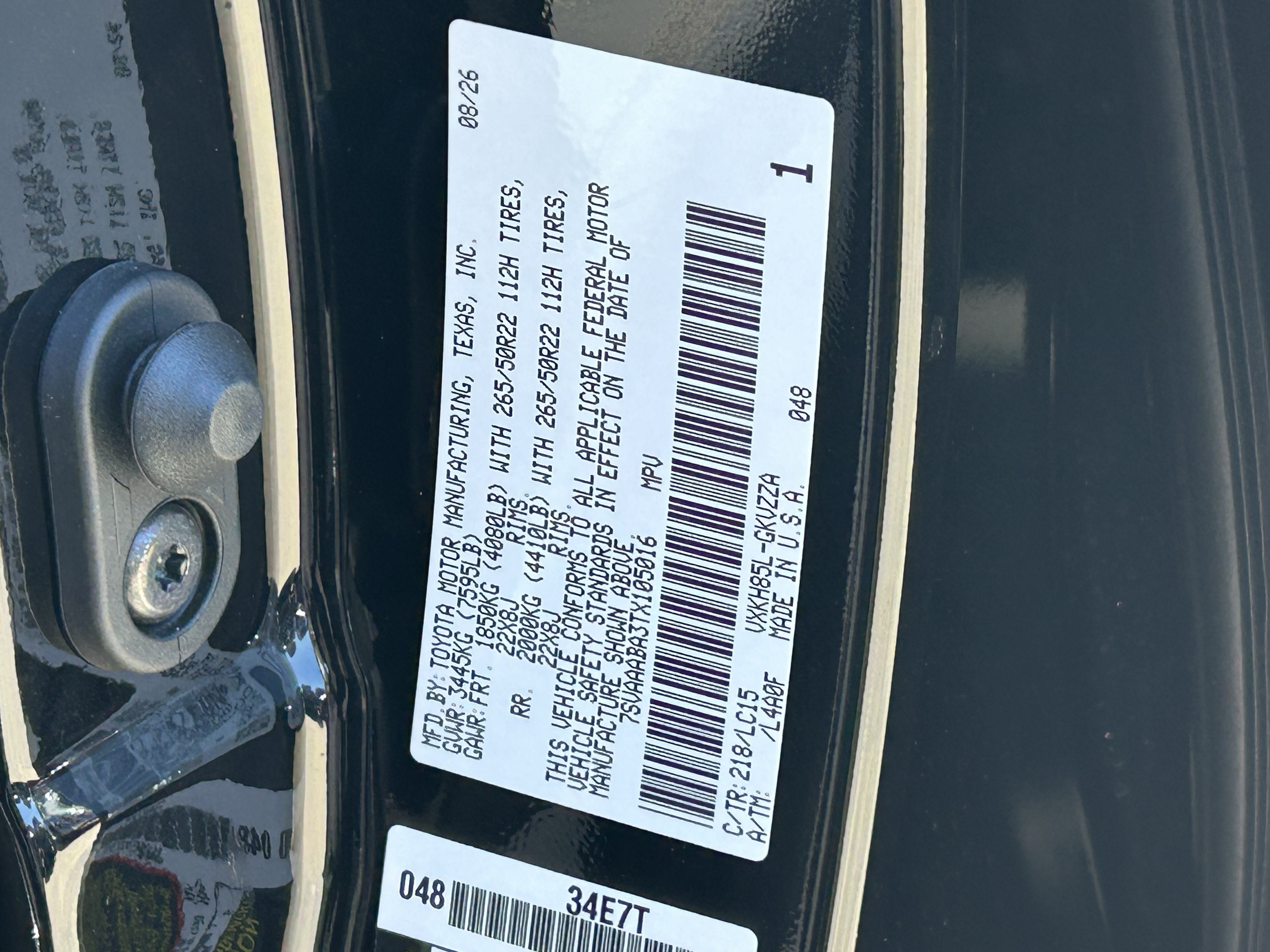 New 2026 Toyota Sequoia Capstone AWD/4WD image 22