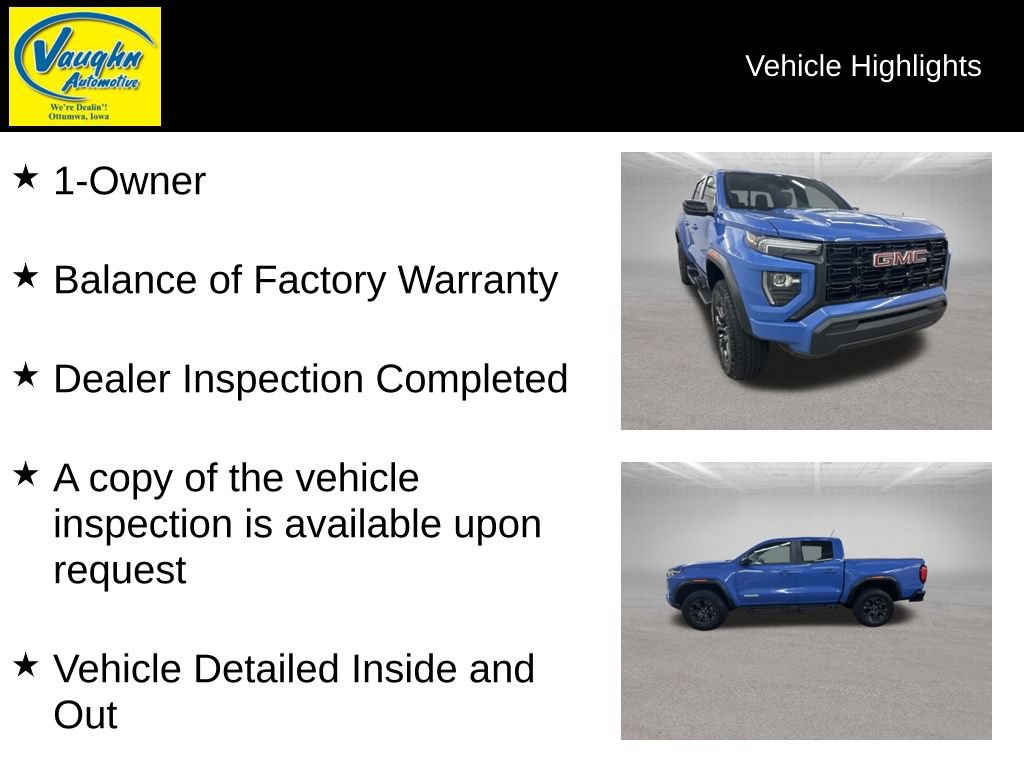 Used 2025 GMC Canyon Elevation RWD video 2