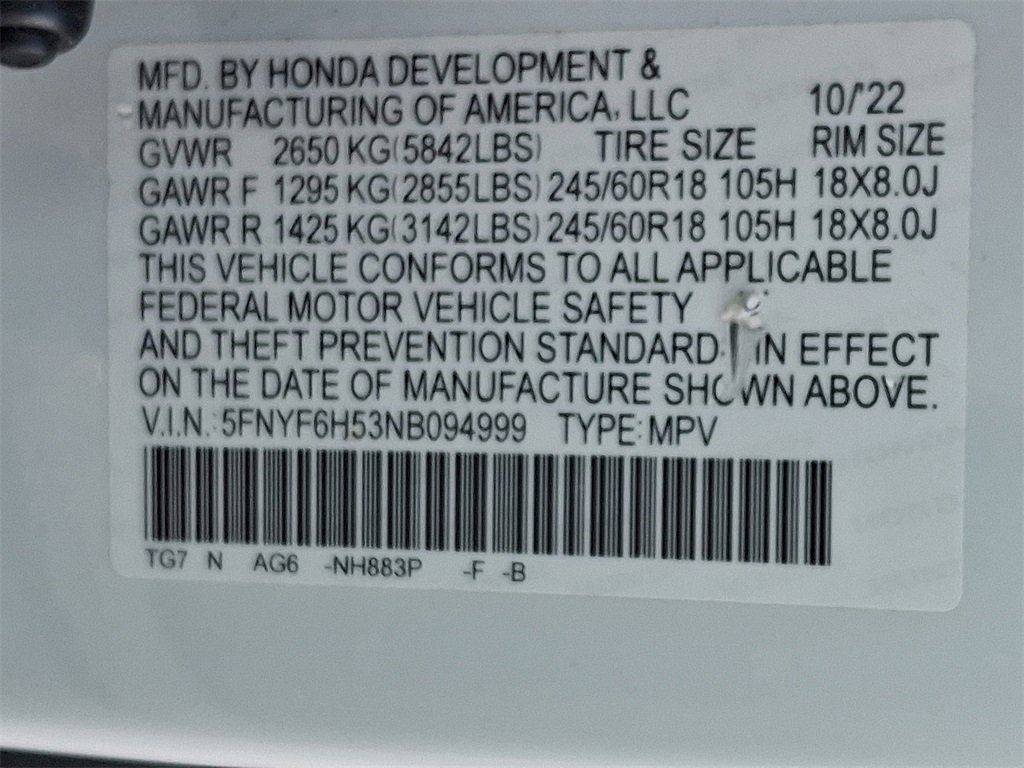 Used 2022 Honda Pilot EX-L image 27