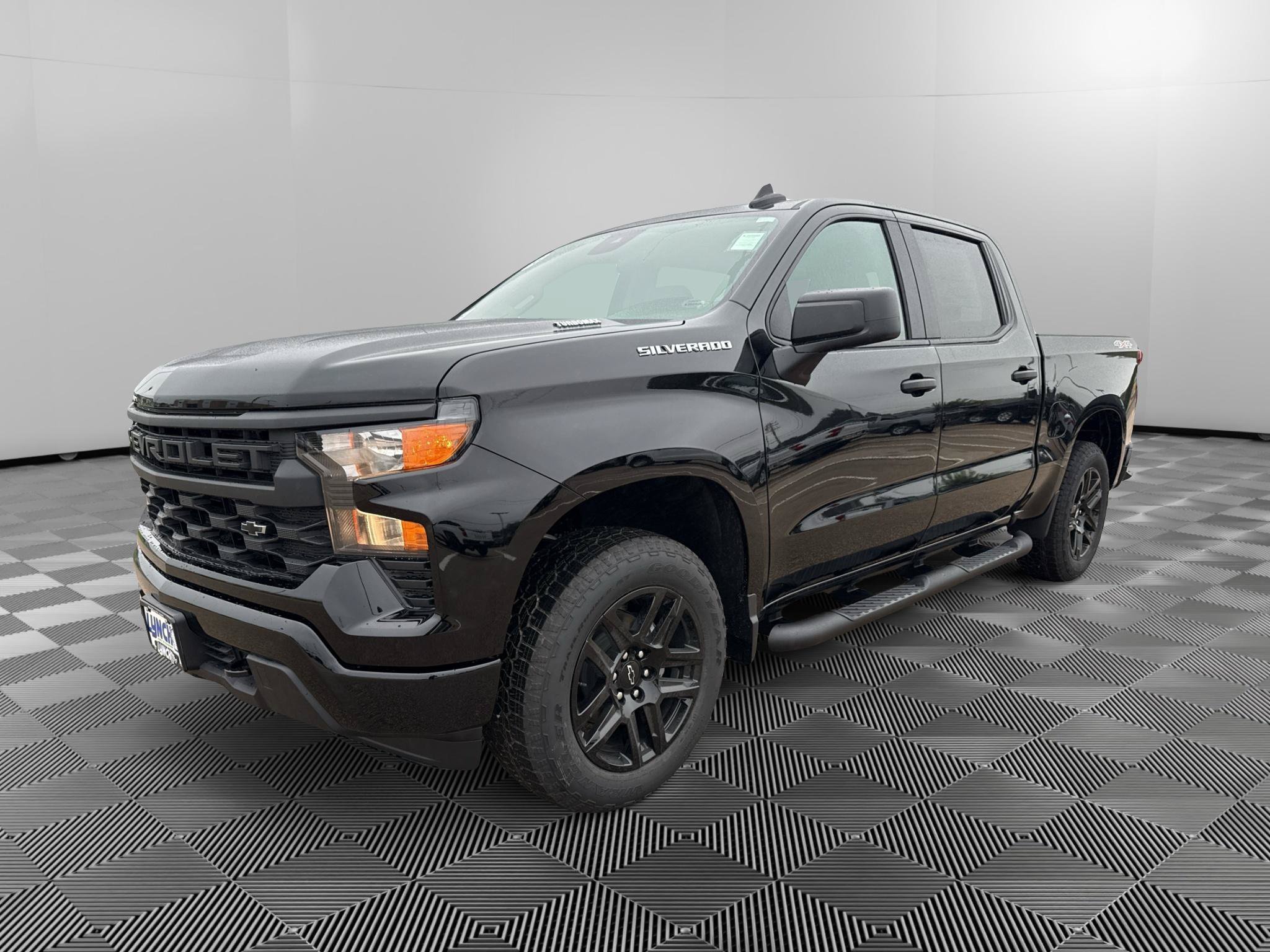 New 2026 Chevrolet Silverado 1500 Custom w/ Turbomax Blackout Package AWD/4WD image 1