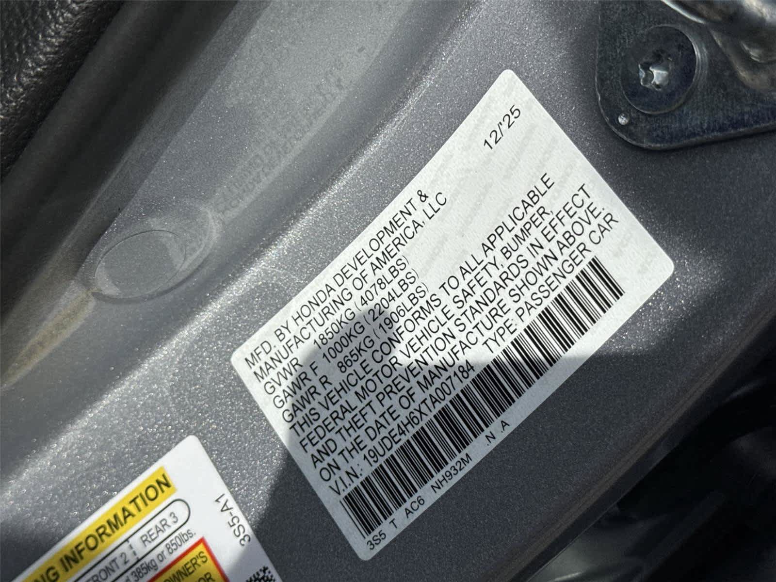 Certified 2026 Acura Integra A-Spec w/ Technology Package FWD image 34