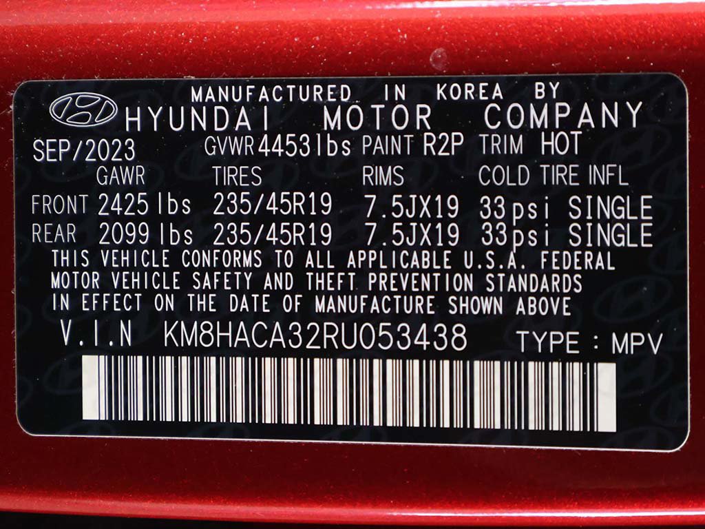 Certified 2024 Hyundai Kona N Line AWD/4WD image 47
