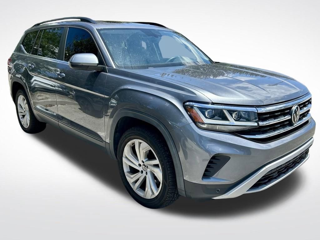 Used 2021 Volkswagen Atlas SE w/ Panoramic Sunroof Package FWD image 3