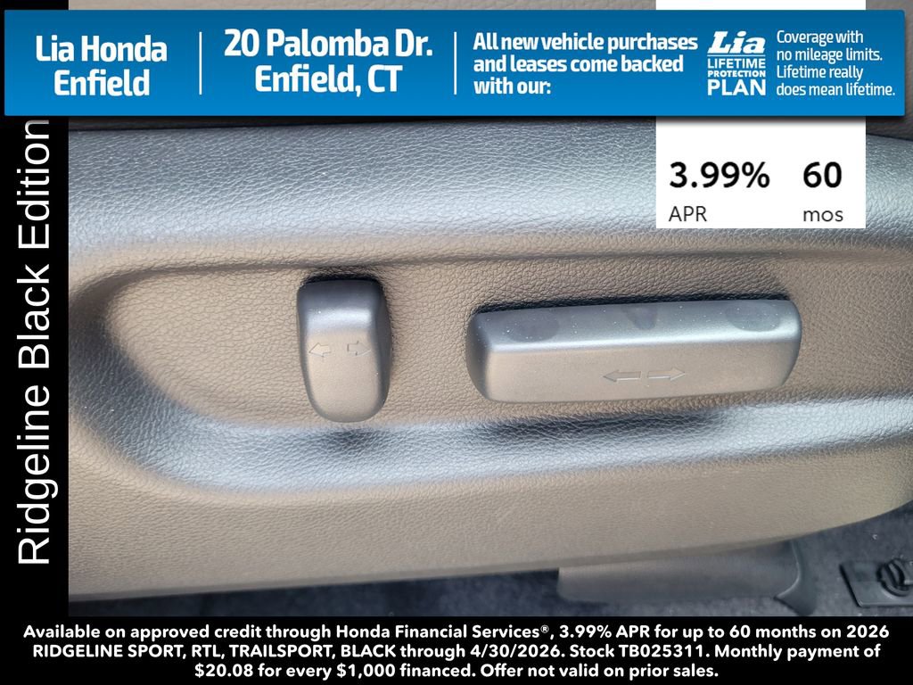New 2026 Honda Ridgeline Black Edition image 37